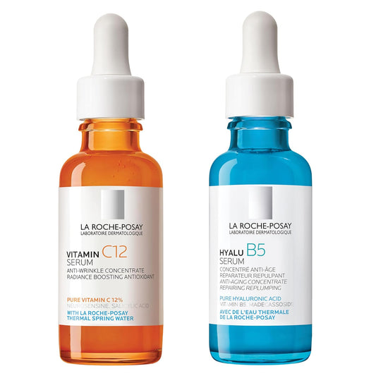La Roche-Posay Hyalu B5 Pure Hyaluronic Acid Serum for Face, Vitamin B5 + Hyaluronic Acid + Madecassoside, Hydrating Serum Visibly Plumps Skin, Sensitive Skin Safe, Anti Aging, Oil-Free